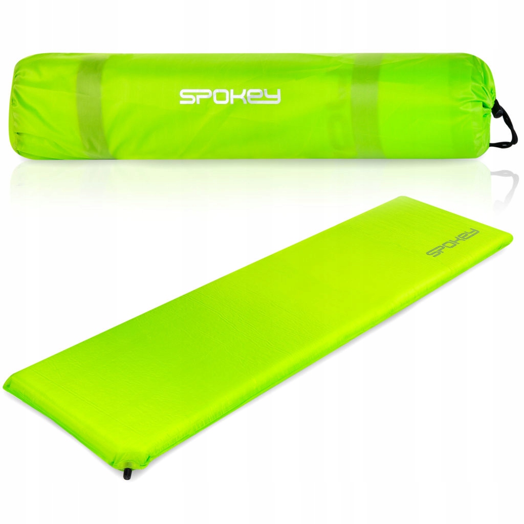 Mata samopompująca turystyczna gruba 5 cm duża 180x50x5 Spokey FATTY