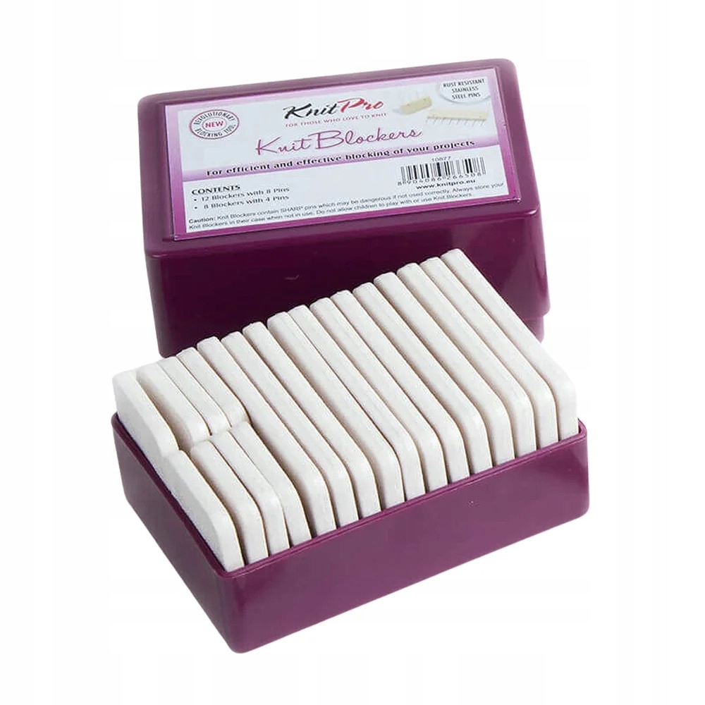 Zestaw igieł do blokowania KnitPro - Fioletowy