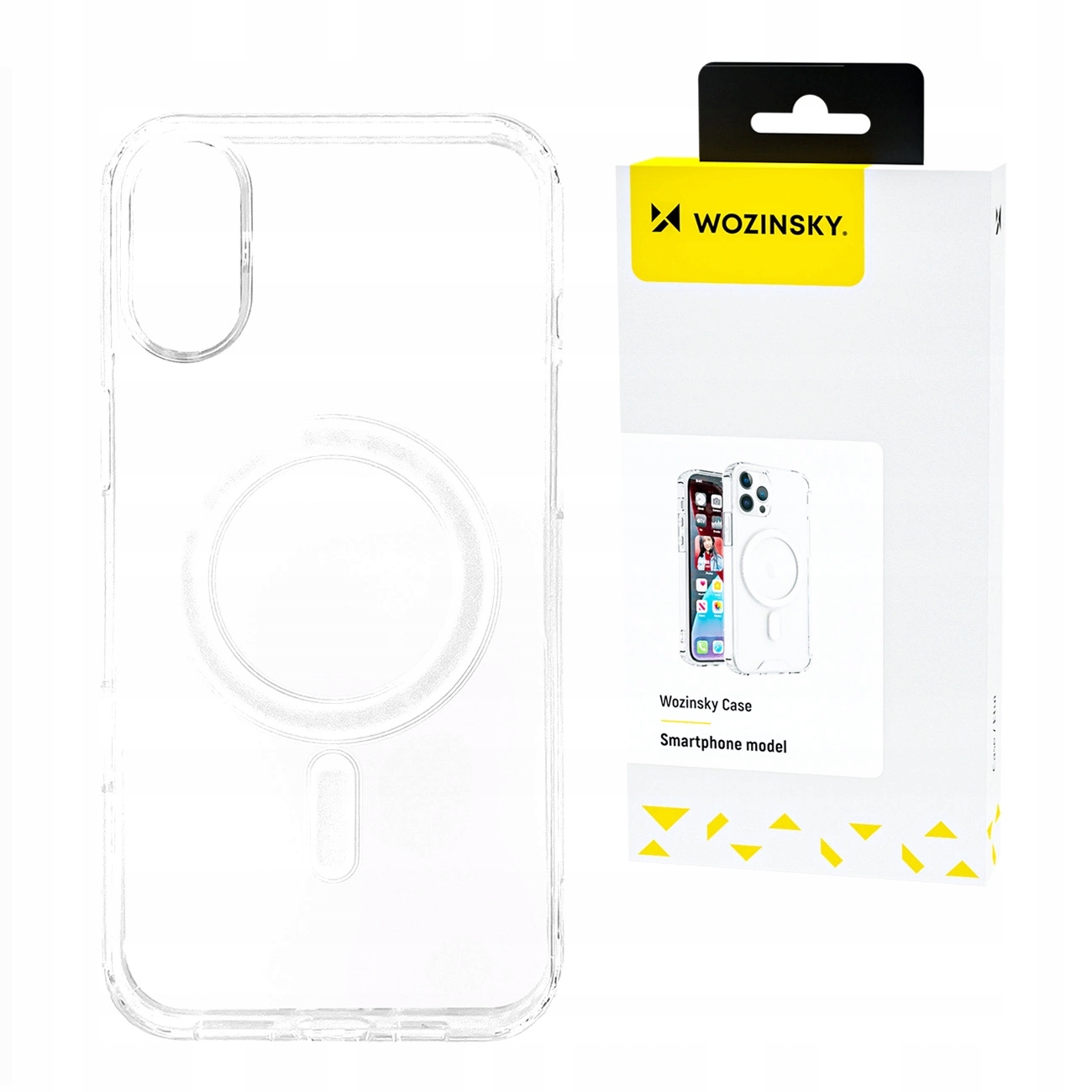 Etui Wozinsky Ultra Clear MagSafe na Samsung Galaxy S24 Fe przezroczyste