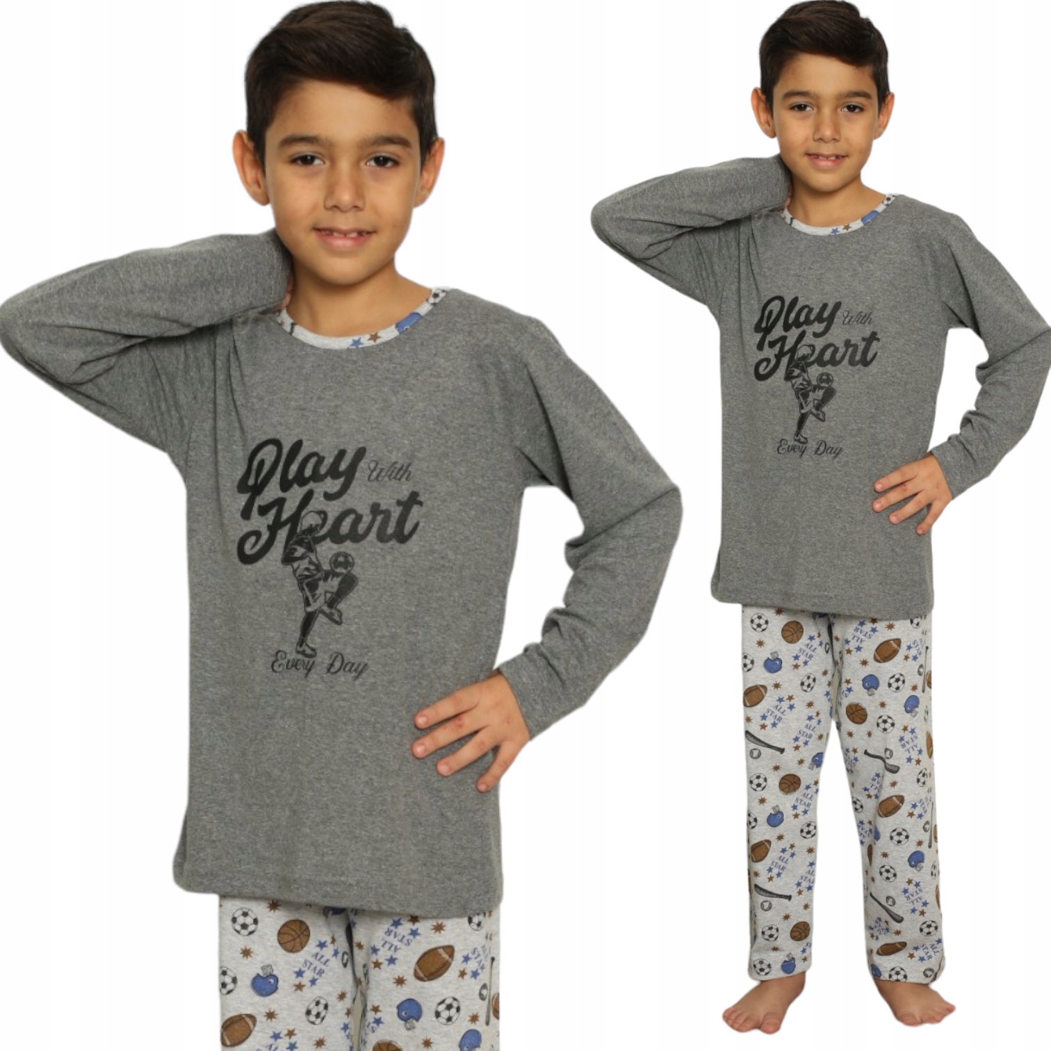 

Piżama Chłopięca Dziecięca/młodzieżowa/bawełna