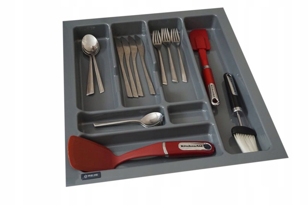 

Wkład organizer na sztućce szary do szuflady 50cm