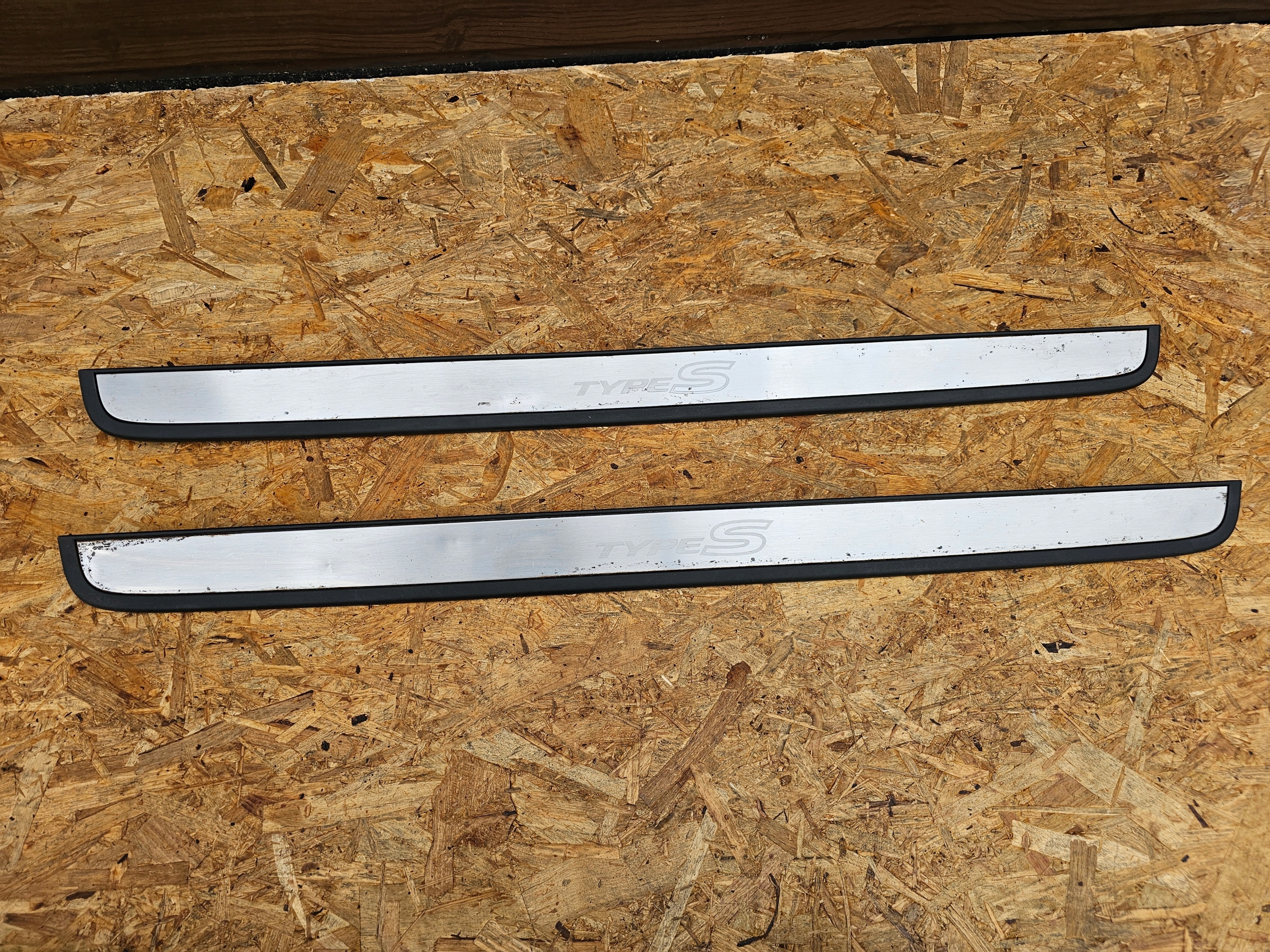 mouldings threshold caps left right HONDA CIVIC VIII TYPES TYPE-S CHROM 3D