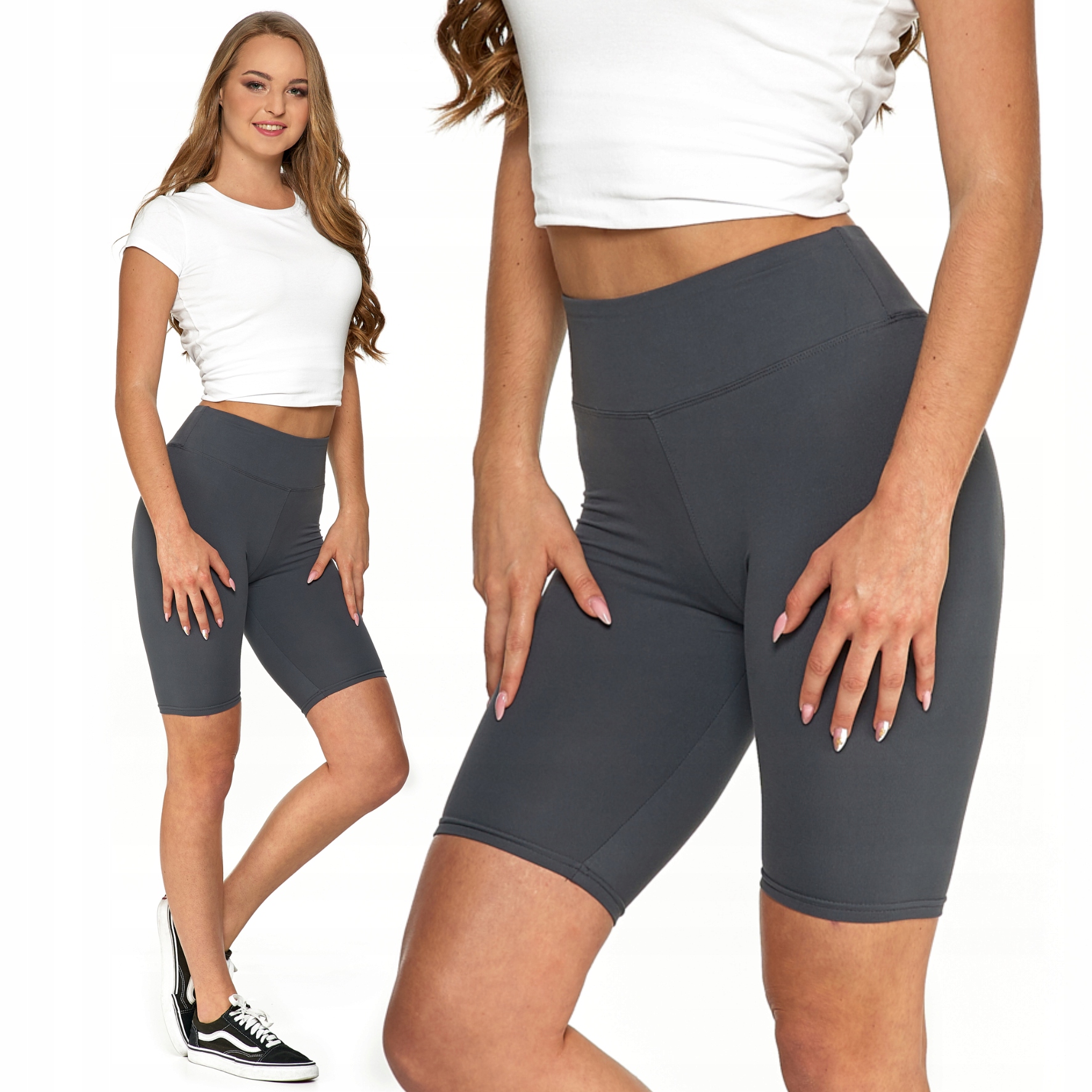 

Legginsy Damskie Kolarki Wysoki Stan Moraj S/m