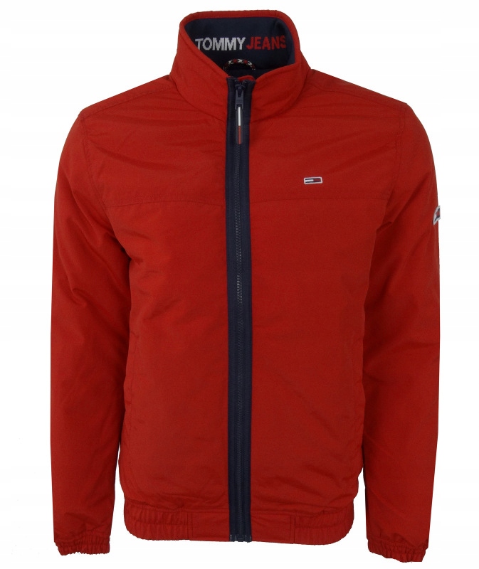 

Tommy Jeans kurtka męska, czerwona przejściowa,L