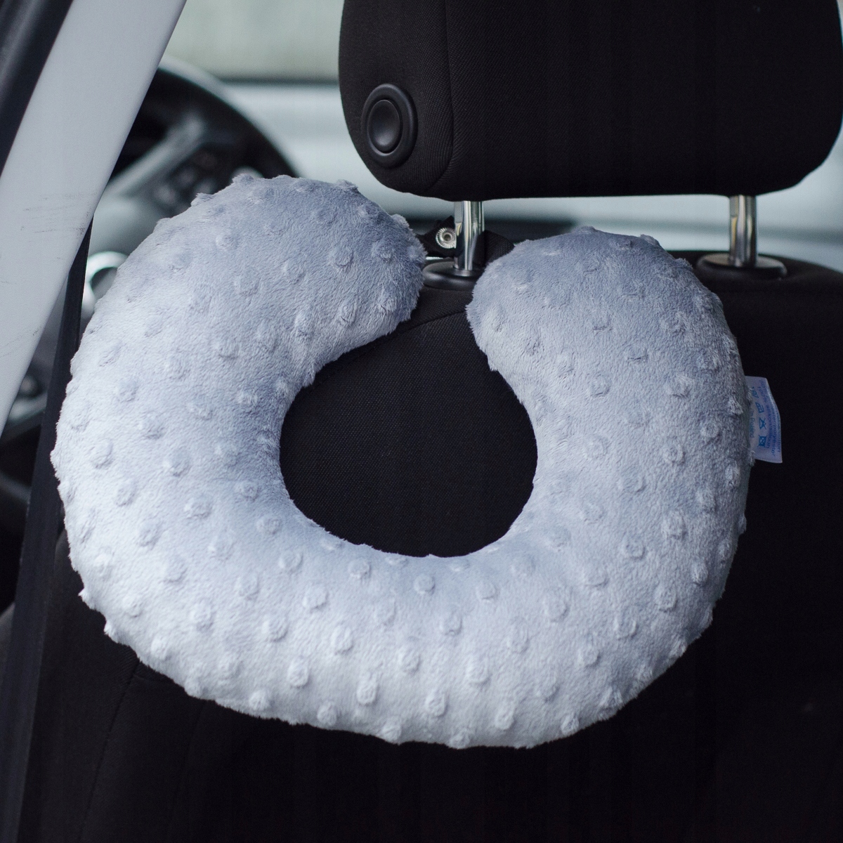 Poduszka podróżna dla dzieci rogal zagłówek Wysokość produktu 28 cm