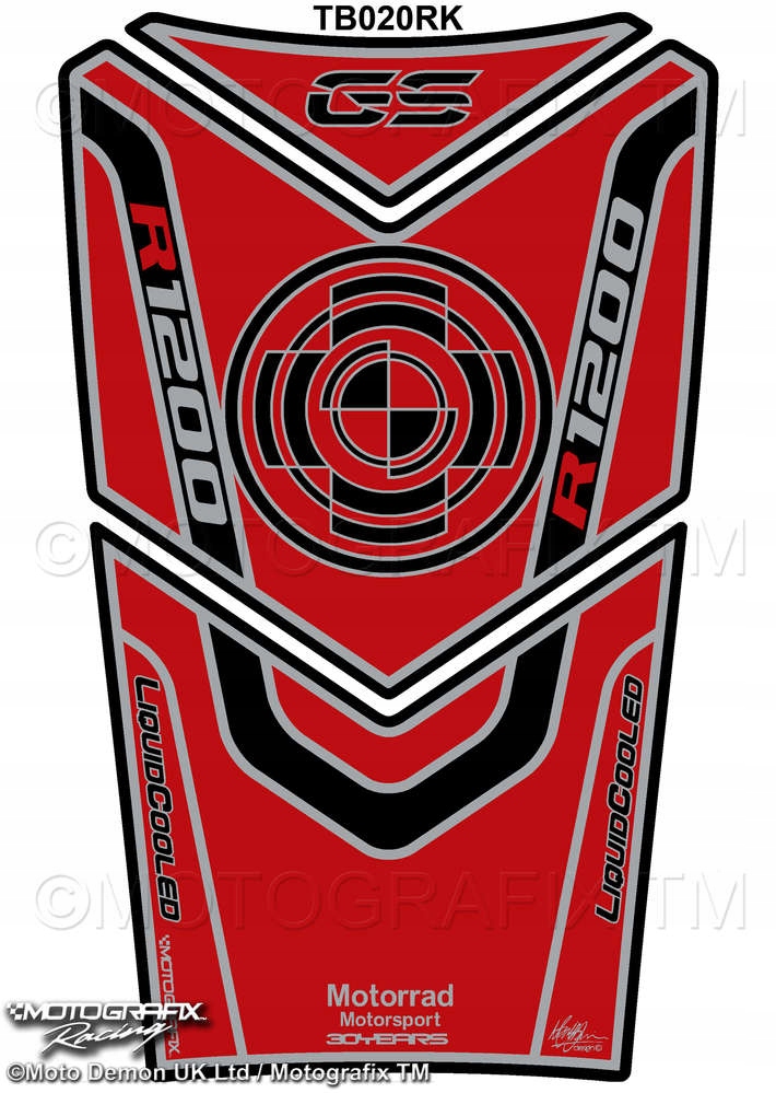 TANKPAD MOTOGRAFIX BMW R1200 GS ADVENTURE 14-16