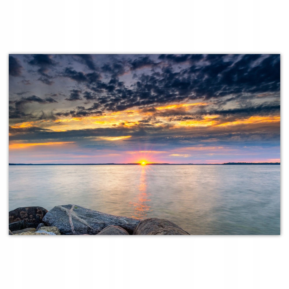 

Plakaty 93x62 Skały Morze Zachód Słońca