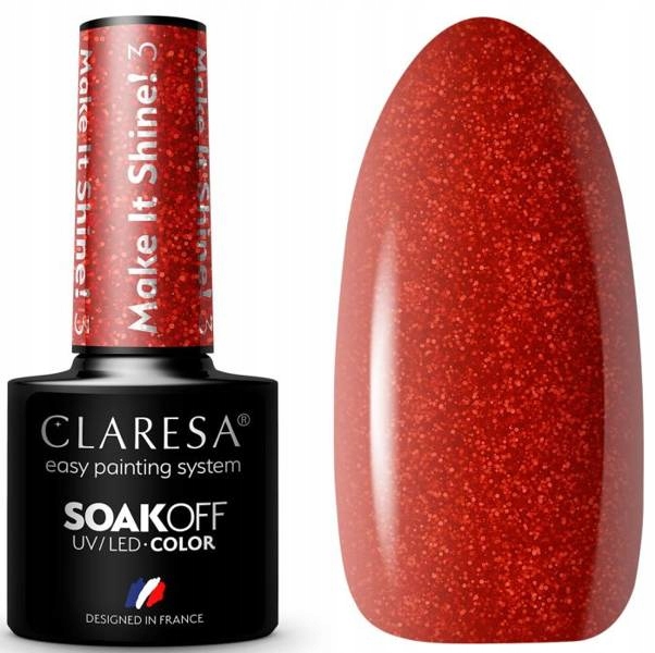 

Claresa Lakier Hybrydowy Make It Shine 3