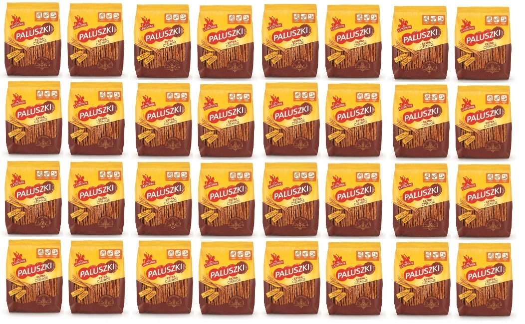 Levně 32 x 180 g Lajkonik Tyčinky extra tenká sůl Karto