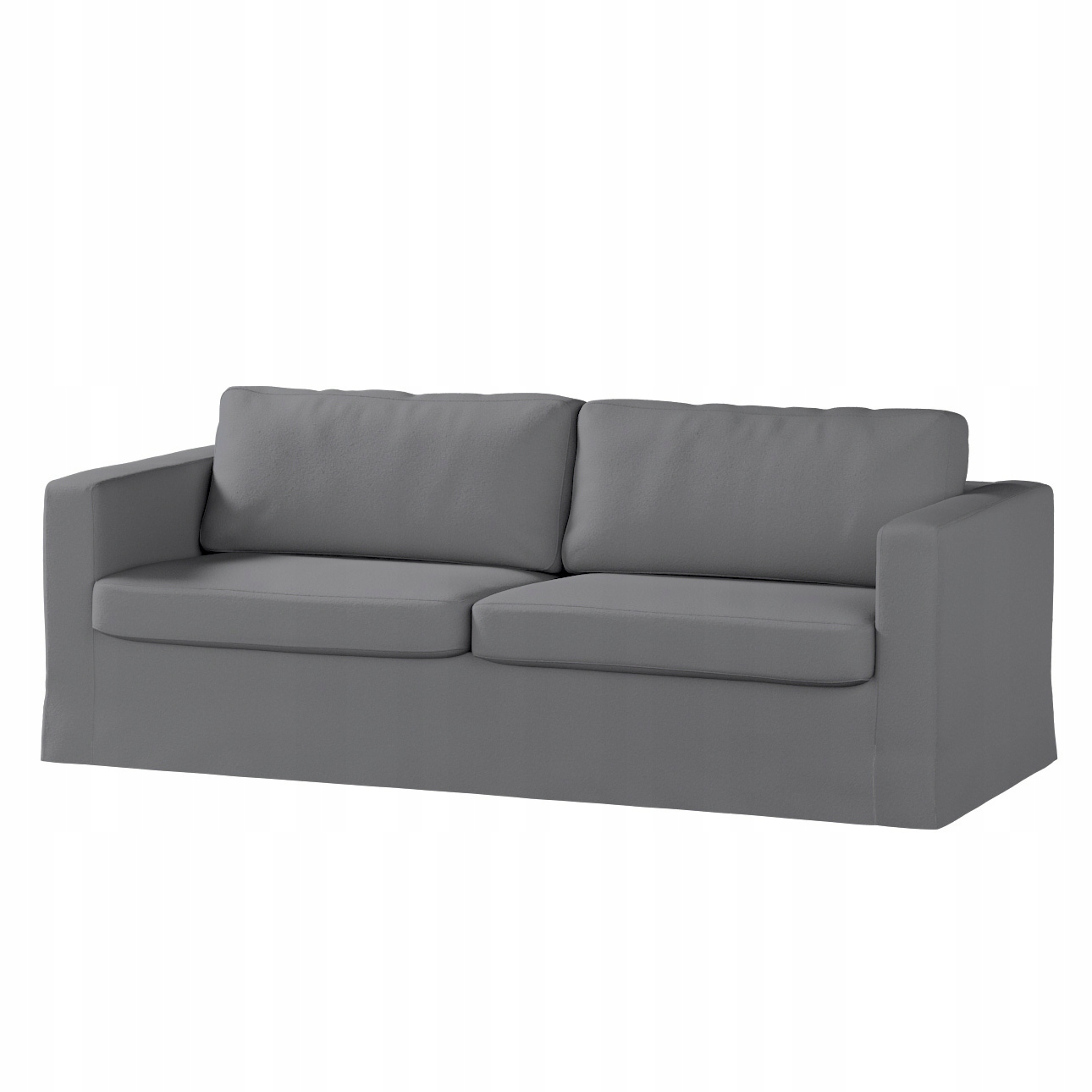 Potah na 3-místnou nerozkládací pohovku Karlstad Ikea tmavě šedá bukla