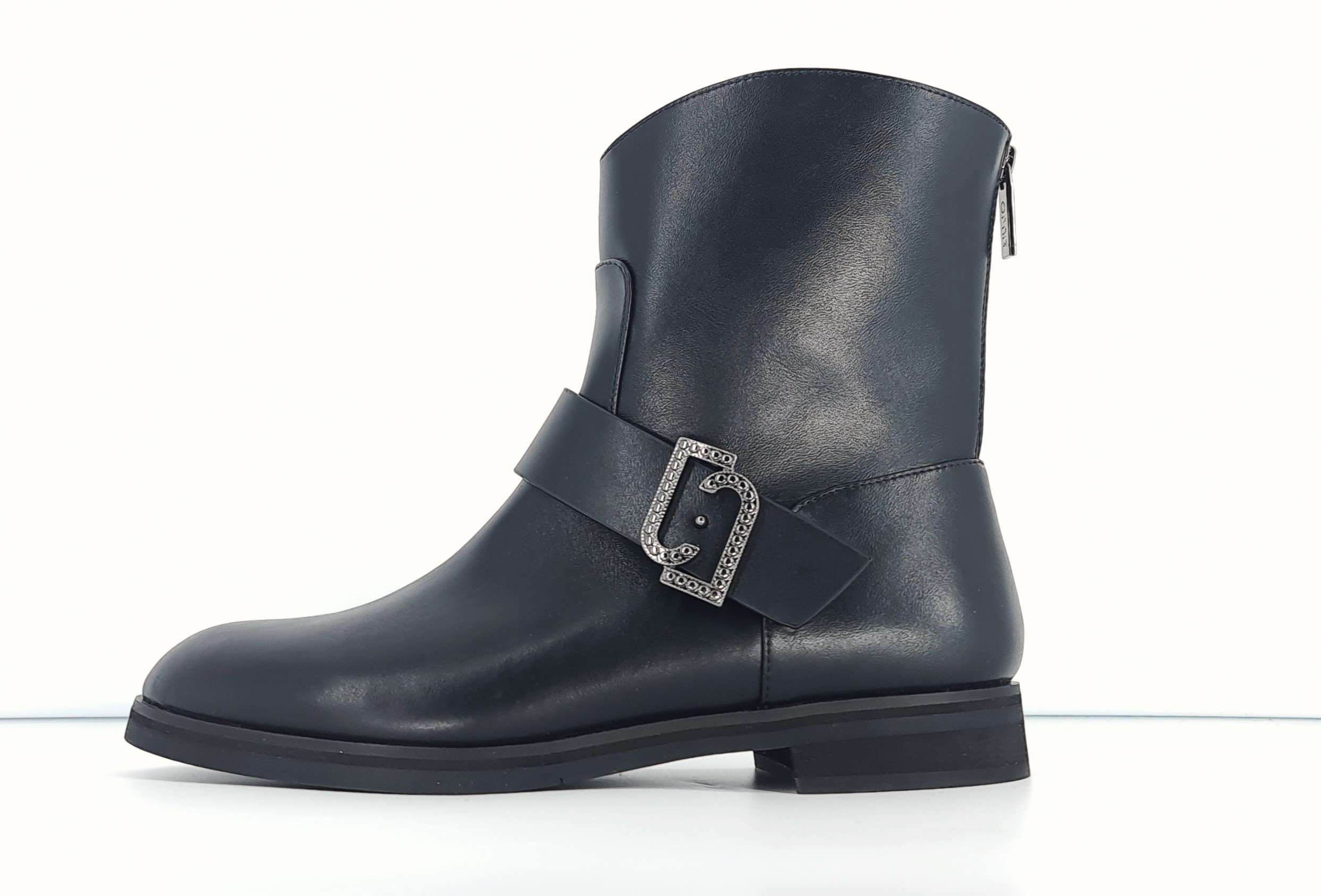 Černé kožené kotníkové Kotníkové Boty Liu Jo 40