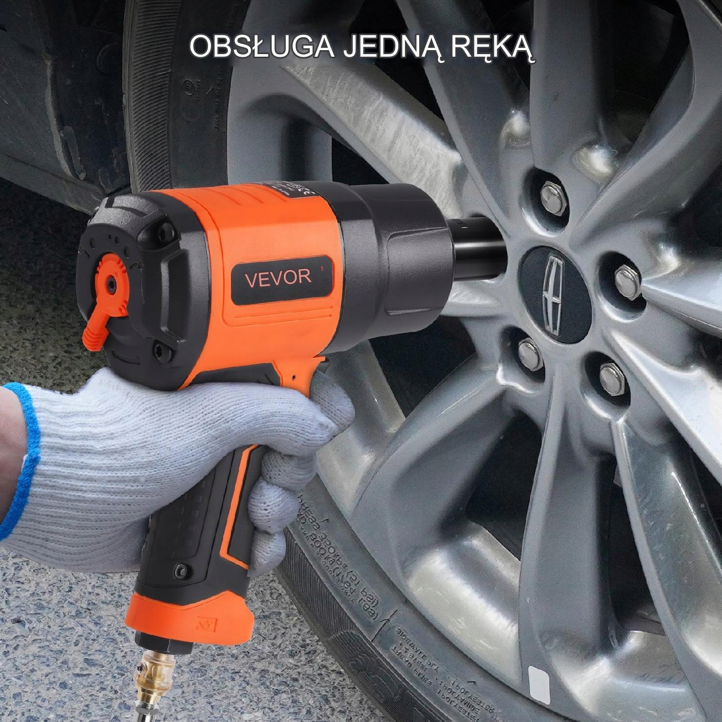 Klucz udarowy pneumatyczny 6000RPM Pojemność akumulatora 0 Ah