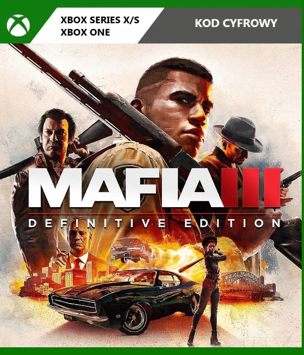 MAFIA III * 3 * EDYCJA OSTATECZNA * XBOX * KOD * KLUCZ *