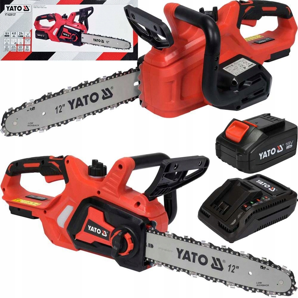 Yato Akumulatorowa Piła Pilarka Łańcuchowa 12'' 18V 4Ah
