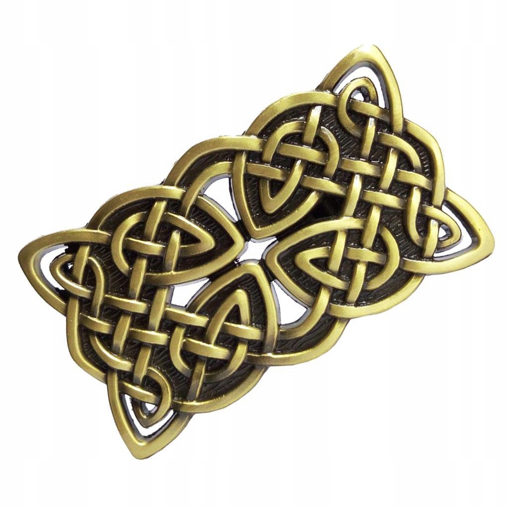 Brązowy celtycki wzór krzyża Cowboy Western Płeć mężczyzna