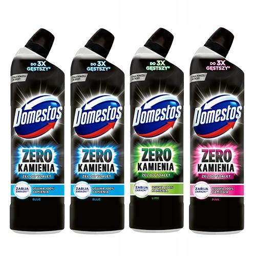 Levně Domestos Zero Kameny Wc kapalina sada. 4 x 750 ml