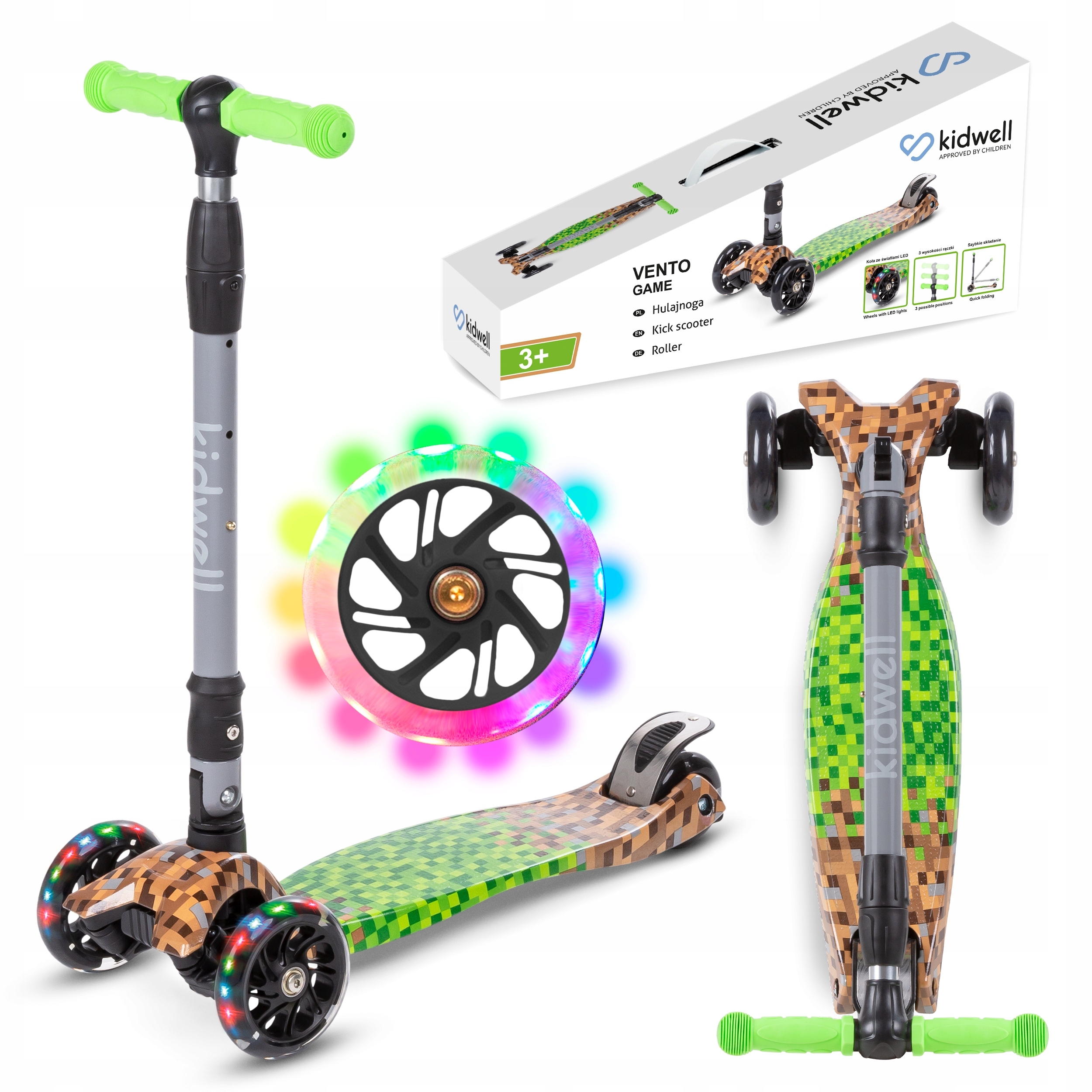 Hulajnoga trójkołowa Kidwell Vento game