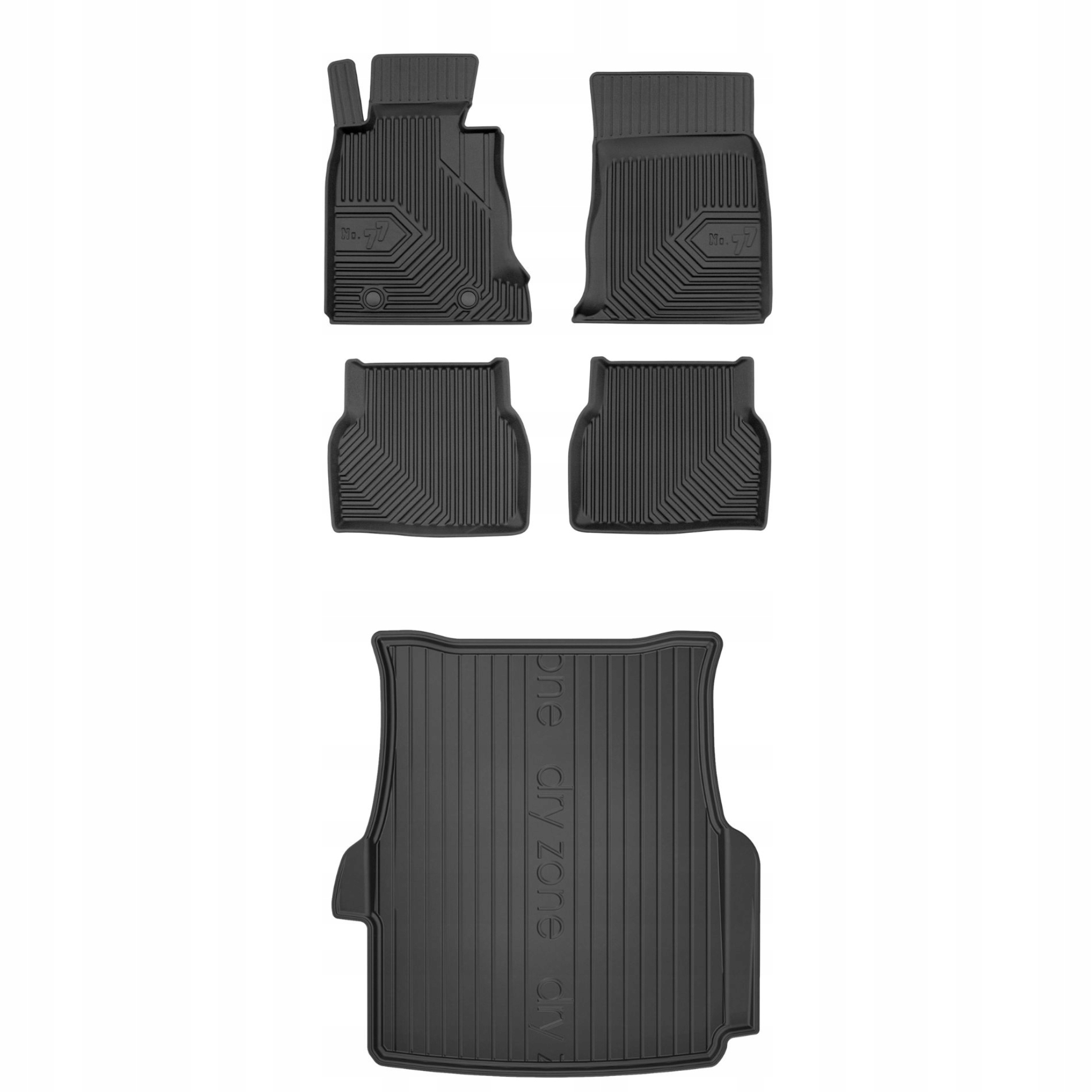 Sada gumových kobercov a rohoží pre Bmw 5 E39 1995-03