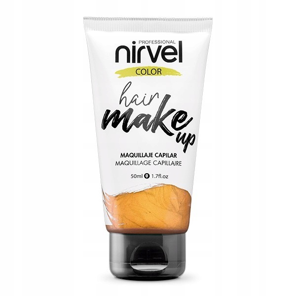 

Nirvel Zmywalny MakeUp do Włosów Złoty 50 ml
