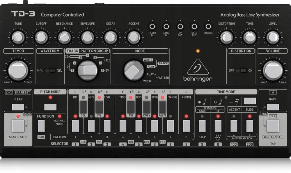 Behringer TD-3-BK – analogový syntezátor