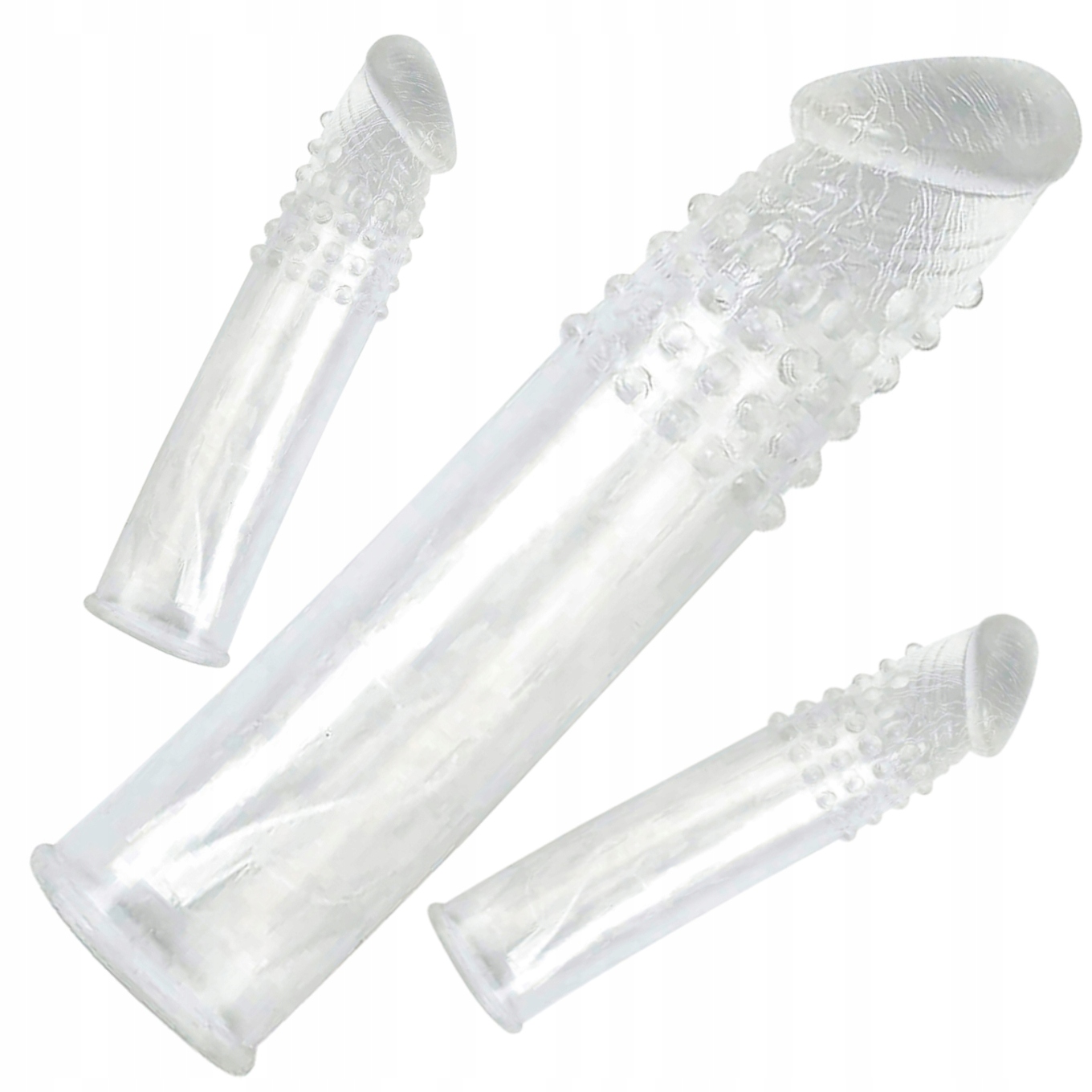 

Nakładka Przedłużka Na Penisa Z Wypustkami XXL