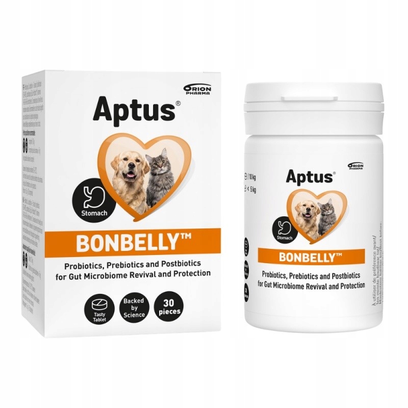 Aptus Bonbelly chronické průjmy a zažívací potíže pes a kočka 30ks