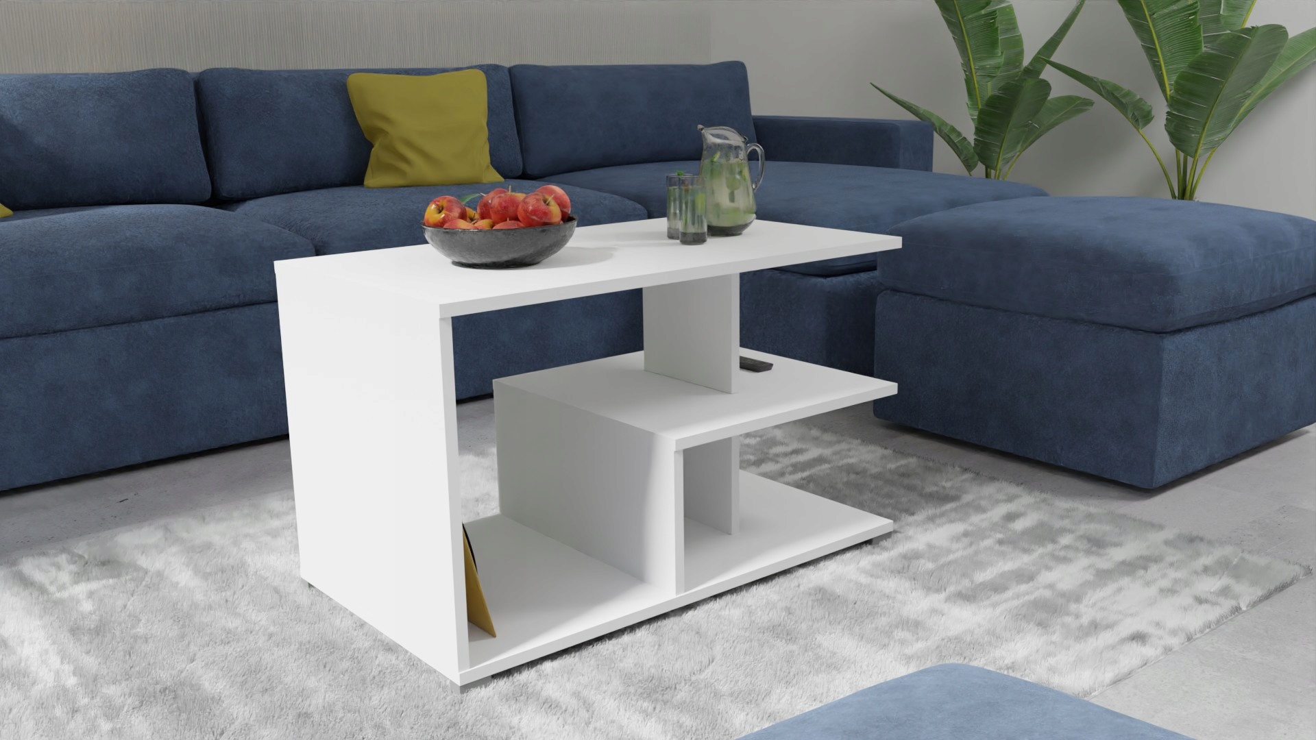 STOLIK KAWOWY ŁAWA TEXAS BIAŁA PŁYTA 18 mm Marka Meble Exclusive