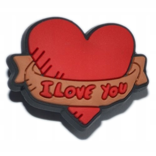 

Serce - Przypinka do butów - I love you - 4191