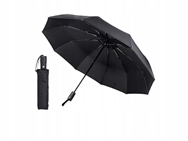 Parasol czarny półautomat uniseks