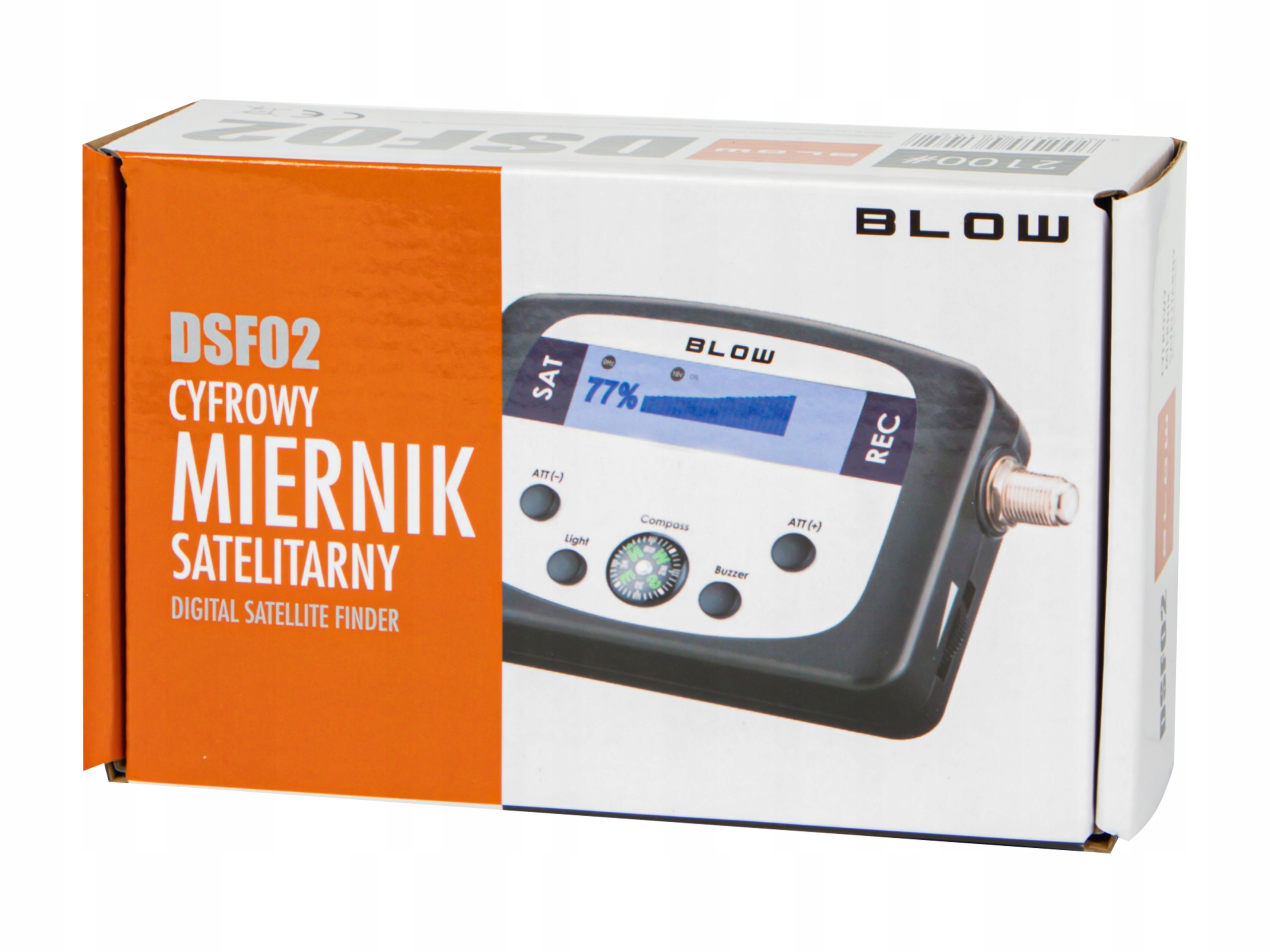 CYFROWY MIERNIK SYGNAŁU SATELITARNEGO ANTENY SAT-FINDER LCD SAT KOMPAS Marka Blow