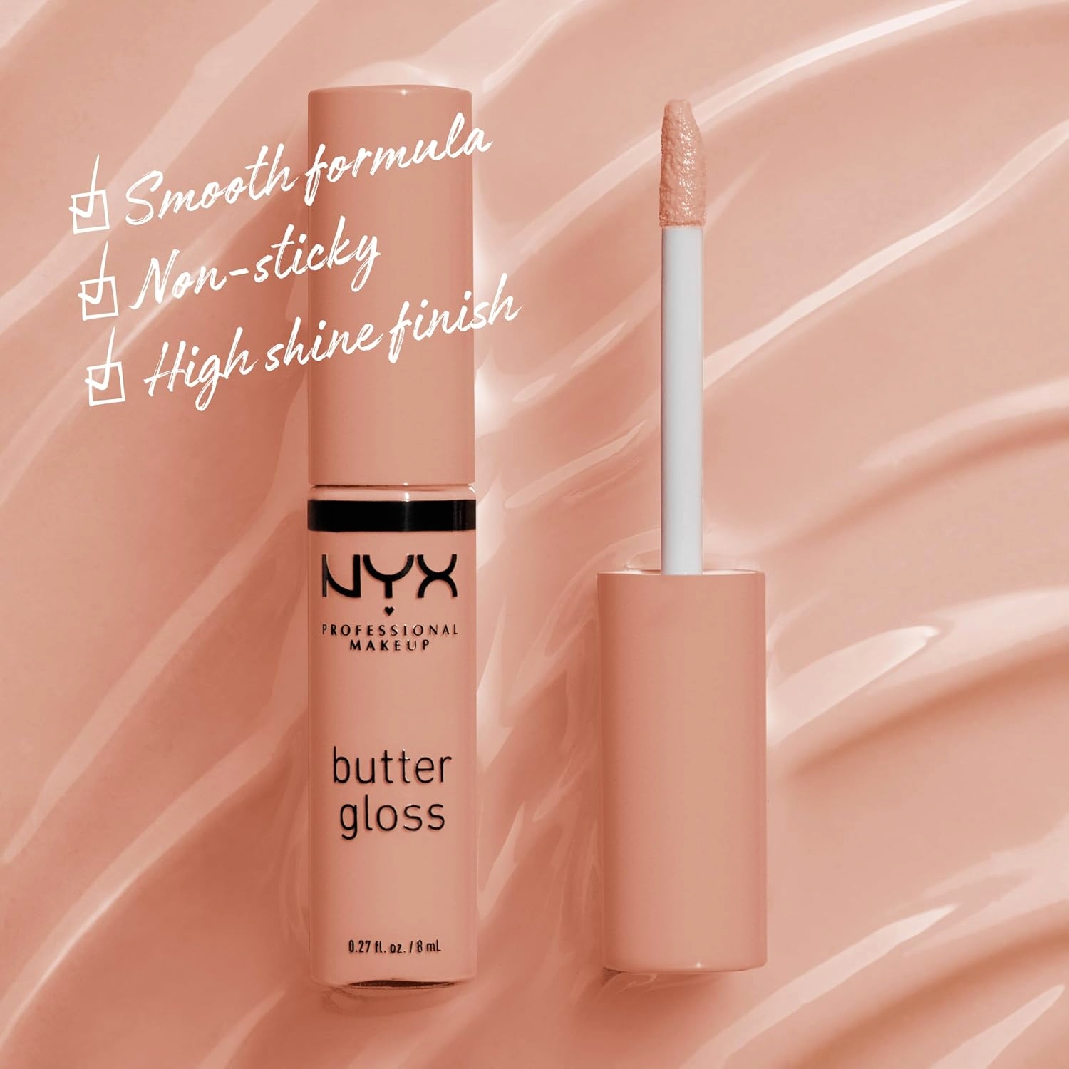 Lesk Na Rty Máslový Odstín Madeleine Nude Hnědý 8 ML