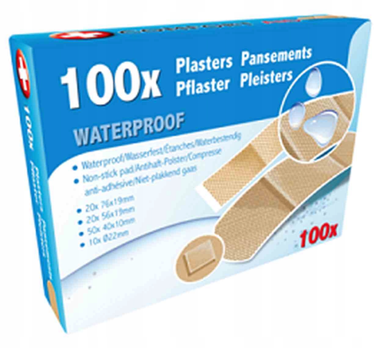 

Wodoodporne Plastry Na Rany Comfort Aid 100 sztuk
