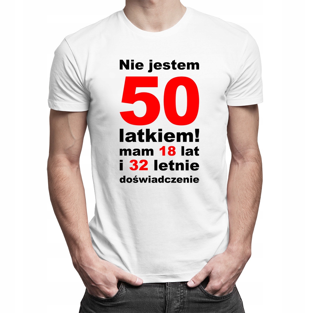 

Śmieszny prezent na 50 urodziny t-shirt dla niego