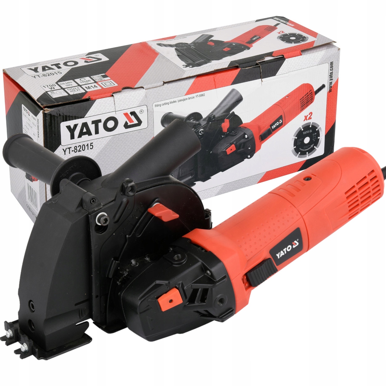 Bruzdownica 1700W 125MM-bruska YT-82015 Yato
