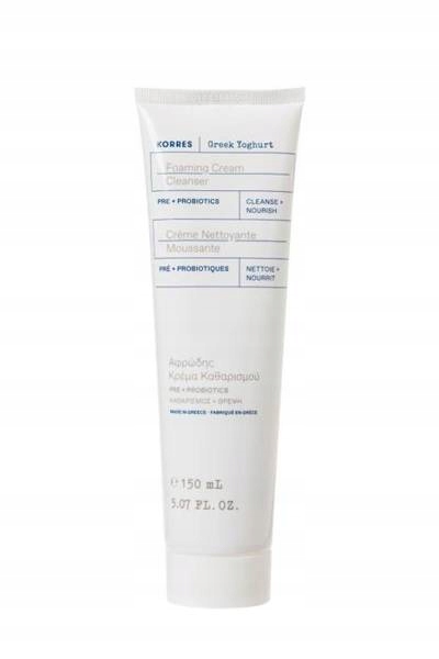 Korres Greek Yoghurt krémový gel na mytí obličeje s probiotiky 150 Ml