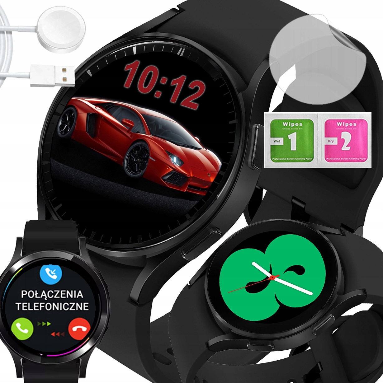 ZEGAREK SMARTWATCH WATCH PRO ZEGAREK NA PREZENT BLUETOOTH CALL MENU PL