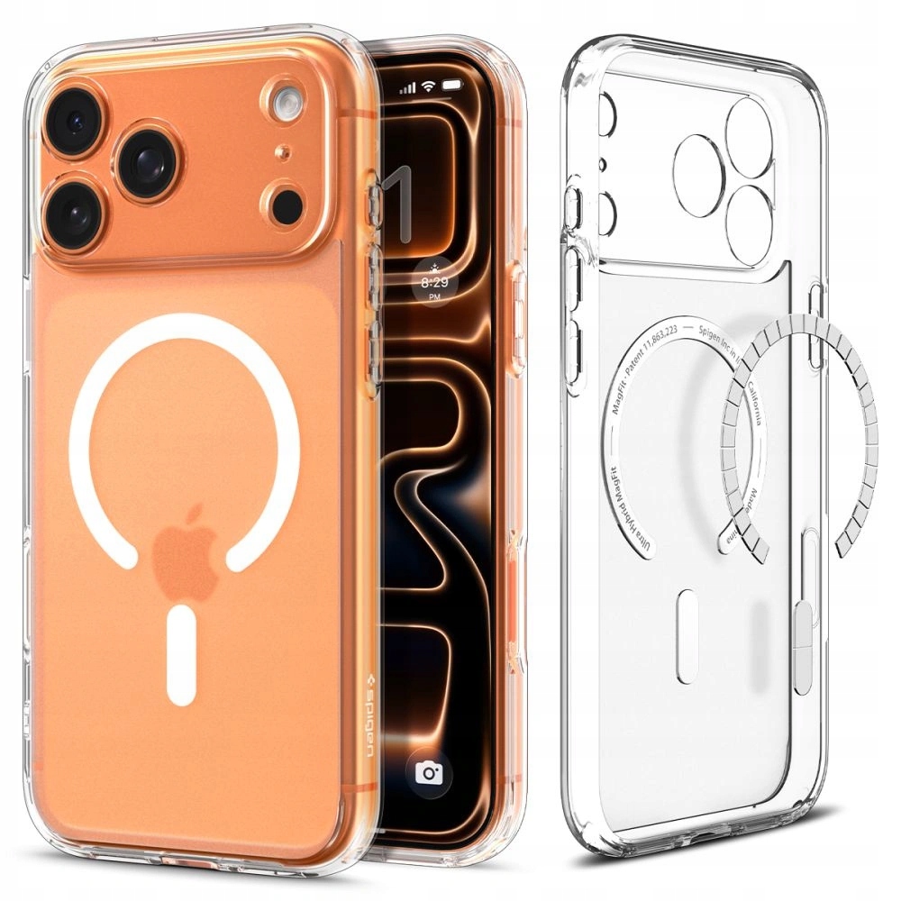 Pouzdro Spigen Ultra Hybrid MagSafe pro iPhone 17 Pro Max bílé