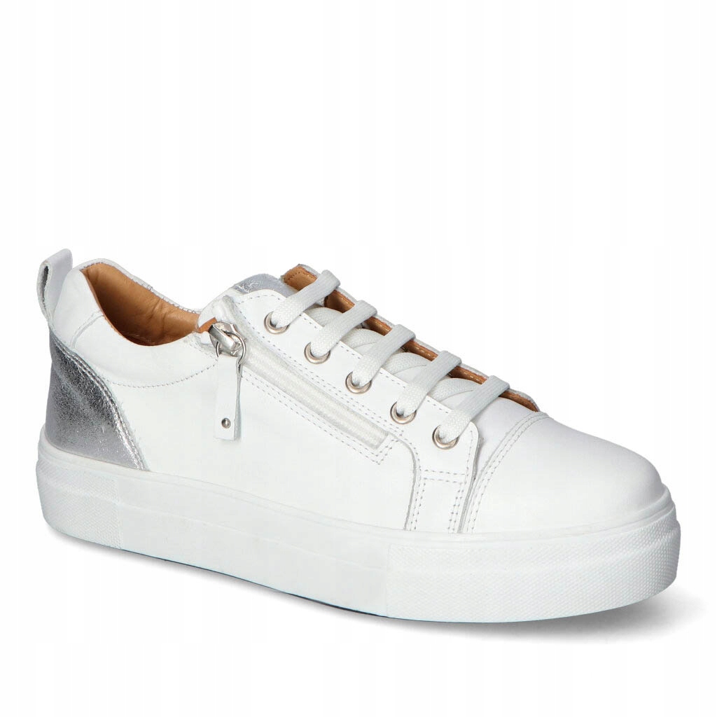 Polobotky Flexx 267-4052 Bílé/Stříbrné 40