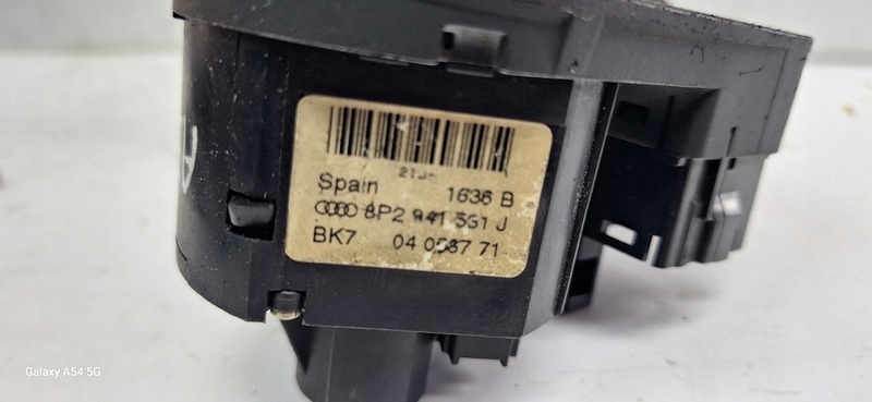 Interruttore comando luci AUDI A3 8P 8P2941531J