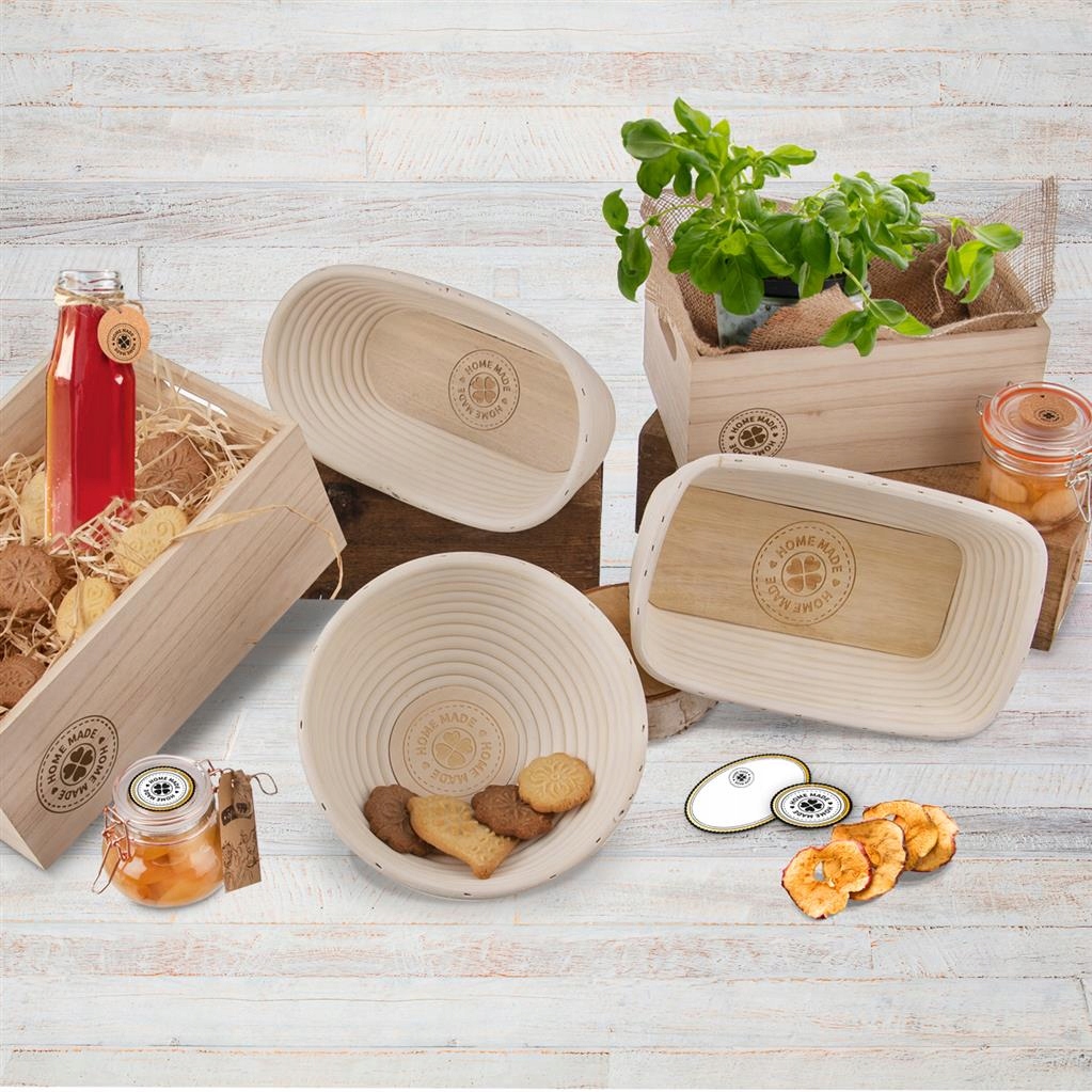 KOSZYK DO WYRASTANIA CHLEBA CIASTA 1,2kg 600g 21cm Kod producenta 8592381128906