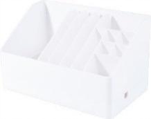 Olife Kosmetická taštička Duet bílá 24x14,5x12,9 cm