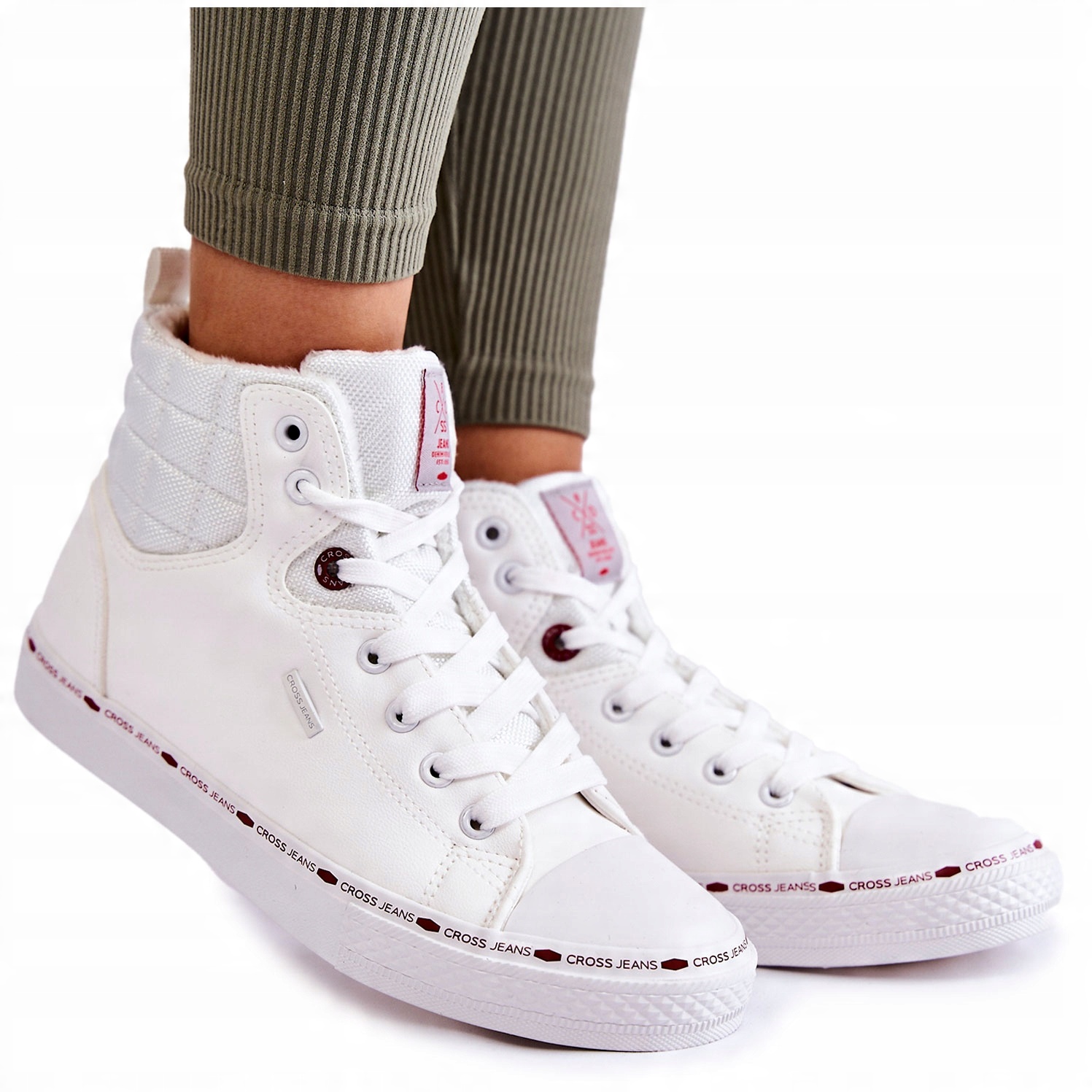 

Damskie Trampki Cross Jeans KK2R4060C Białe 38