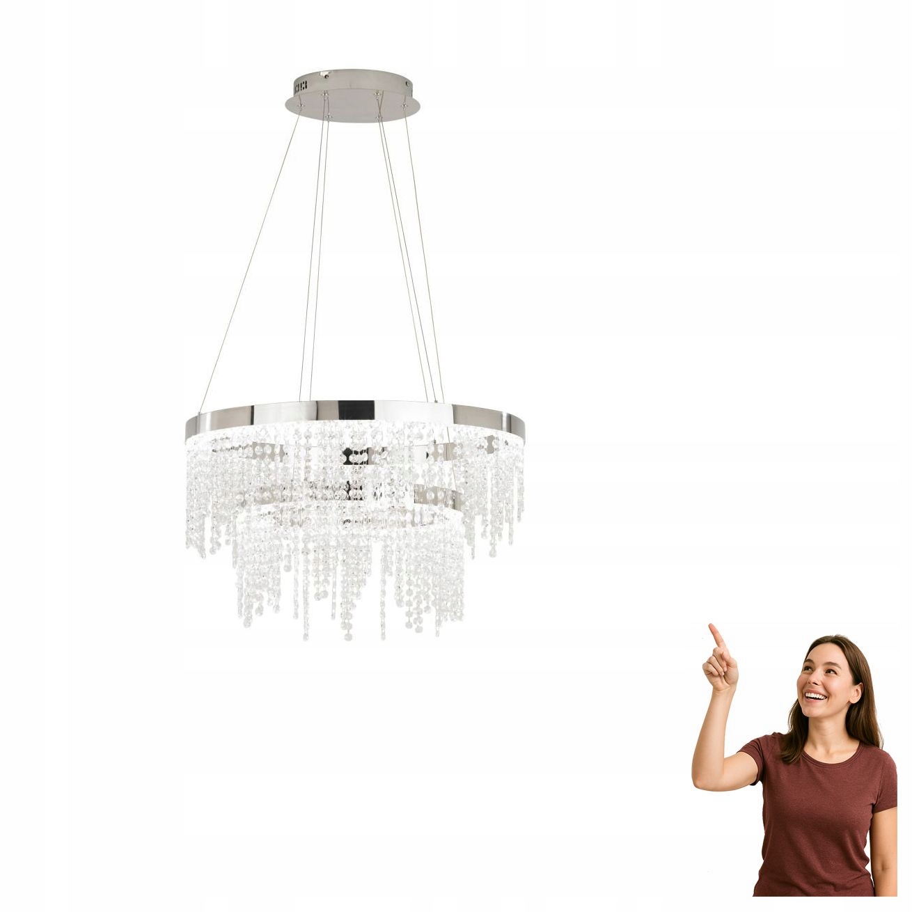 Závesná Led lampa 45W Antelao 39281 Eglo