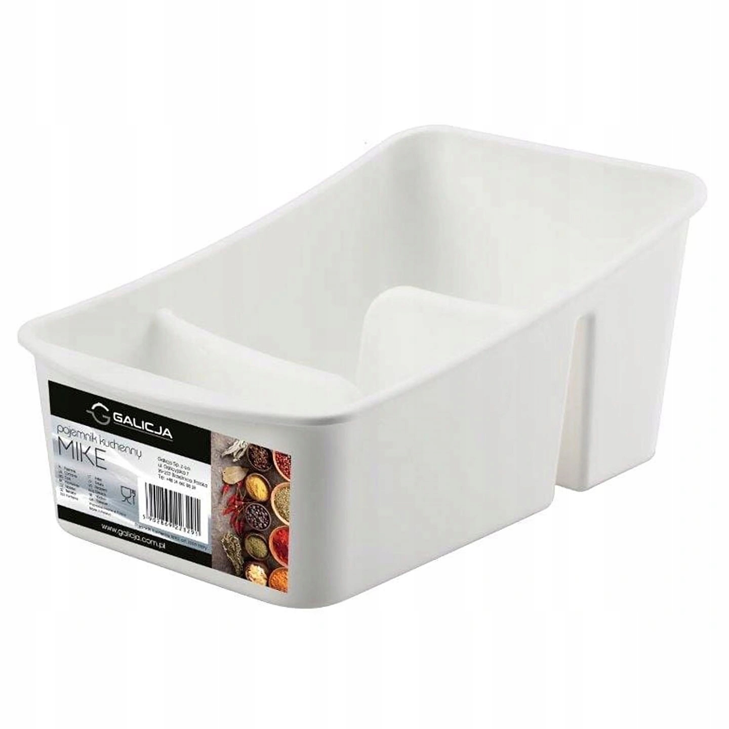 

Pojemnik Kuchenny organizer na przyprawy biały