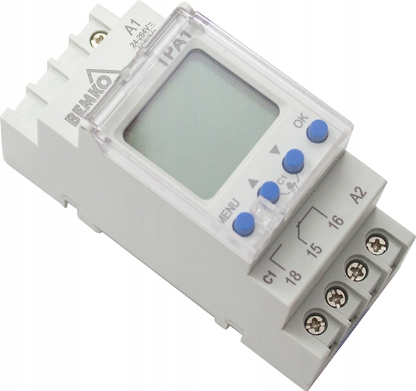 

Programator Astronomiczny Czasowy 24-264V Bemko