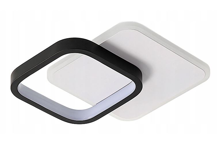 Stropní Svítidlo Stropní Svítidlo Lustr Černá Led Loft 3 Barvy Závěsná 48W