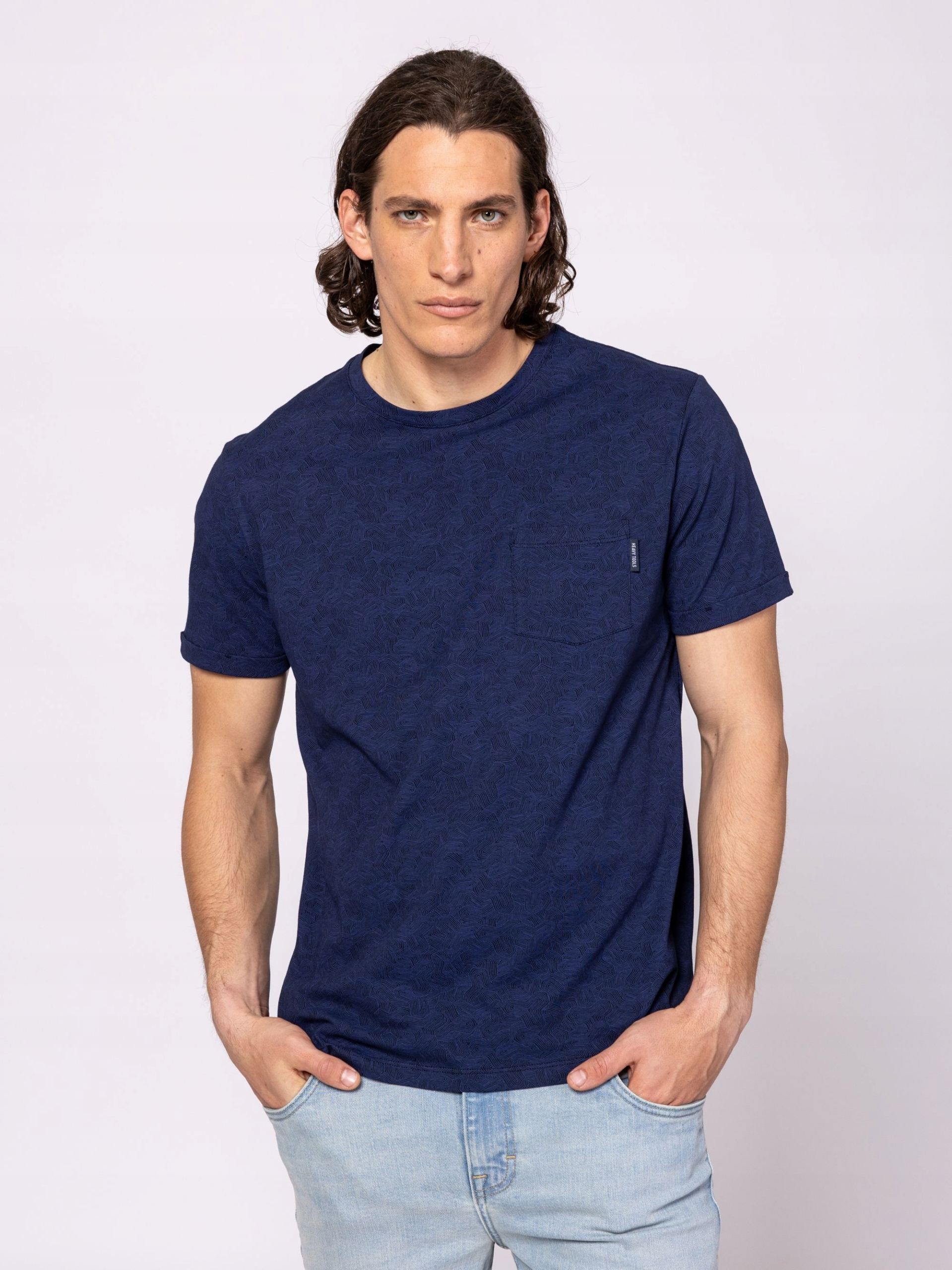 Pánské Heavy Tools Majda Tričko Modrá Velikost M