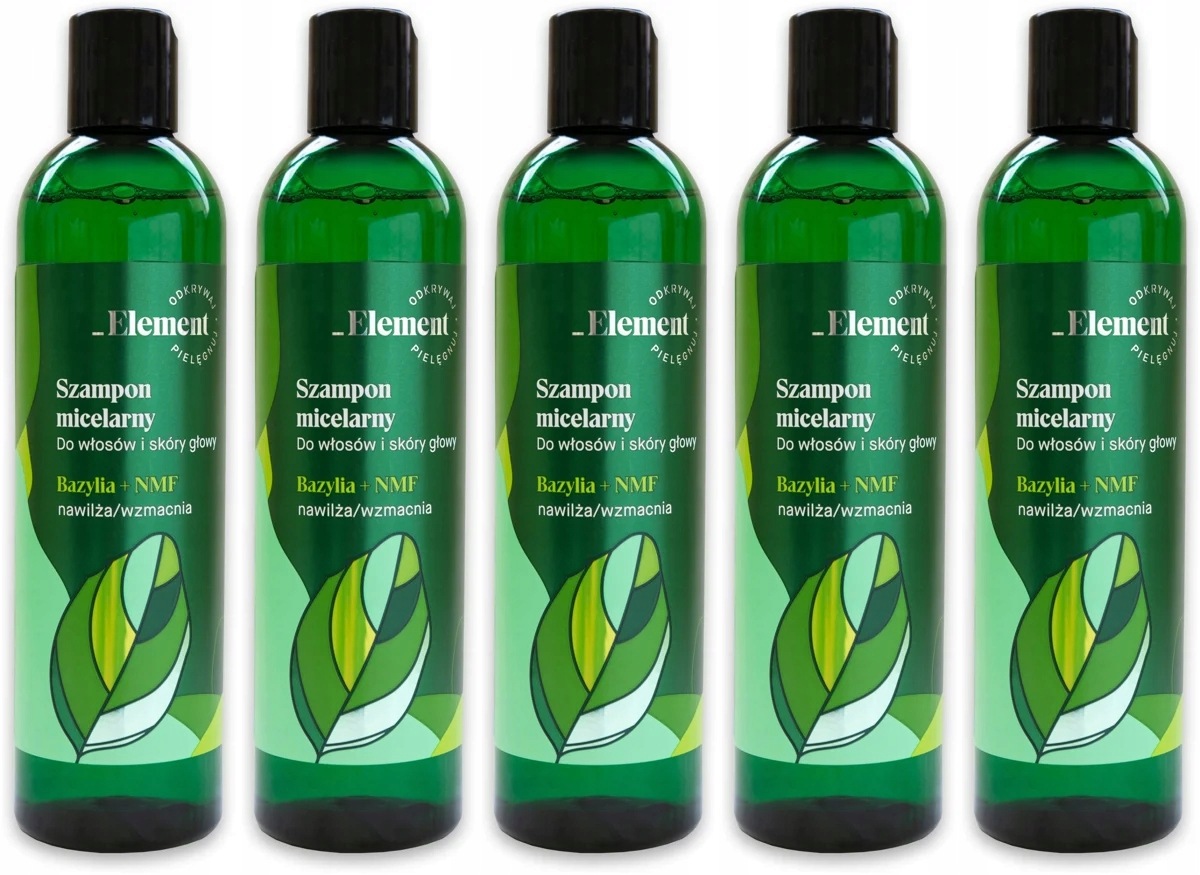 Vis Plantis Element Micelarny Szampon Do Włosów i Skóry Głowy Bazylia 300ml