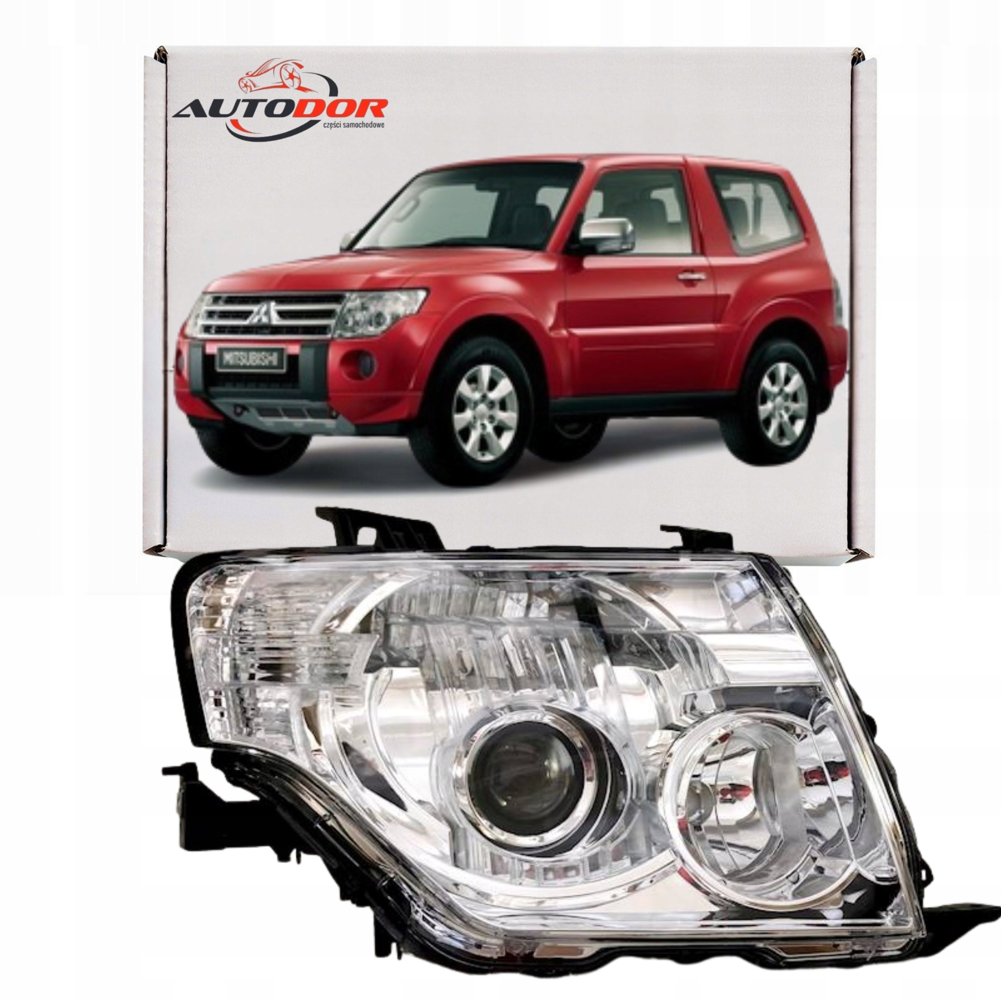 Mitsubishi Pajero V98 2008-2010 Lampa Světlomet Přední Nová Pravá 8301A916