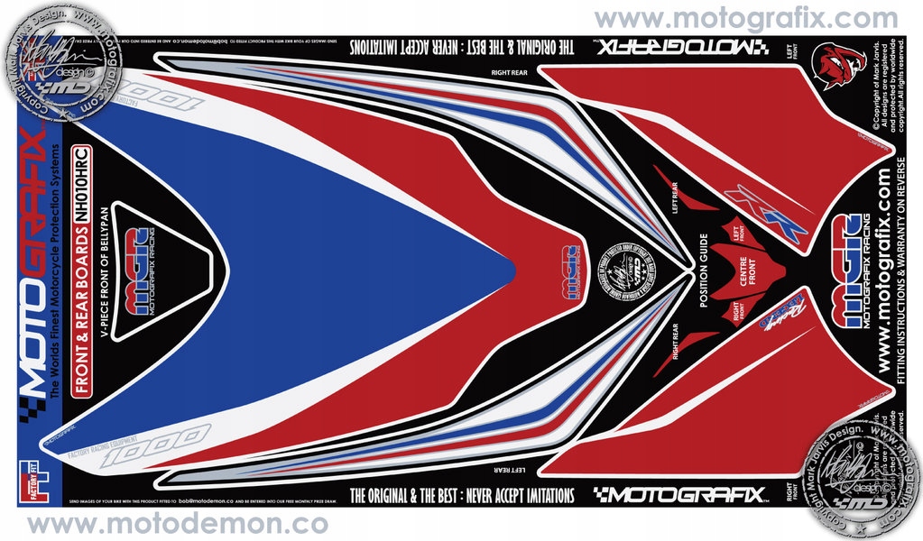 OKLEINA PRZEDNIA HONDA CBR1000RR FIREBLADE 2008 11